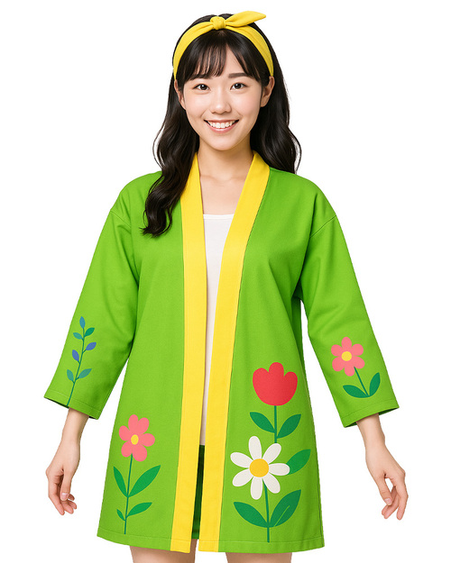 日式和服外掛｜昇華款綠｜<span>SU-C01</span>示意圖