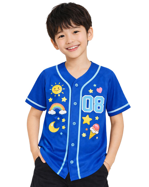 棒球服昇華訂製款-寶藍｜<span>SUBES-A1-03</span>示意圖