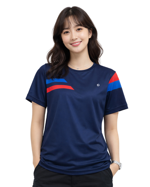 昇華服T恤訂製款｜丈青配藍紅｜<span>SUT-A18B</span>示意圖