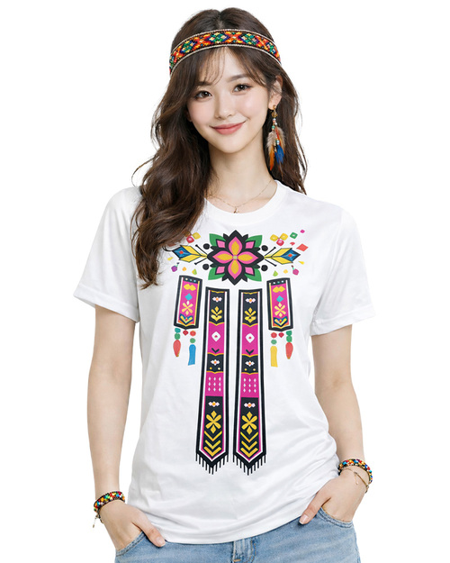 T恤昇華 訂製款｜花圖騰｜<span>SUT-A21</span>示意圖