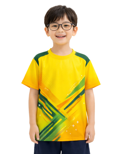 國小班服訂製｜熱昇華全彩排汗衣｜<span>SUT-A18A</span>示意圖