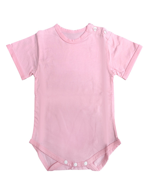嬰兒包屁衣-素面粉紅<span>TCANC-A02-001</span>示意圖