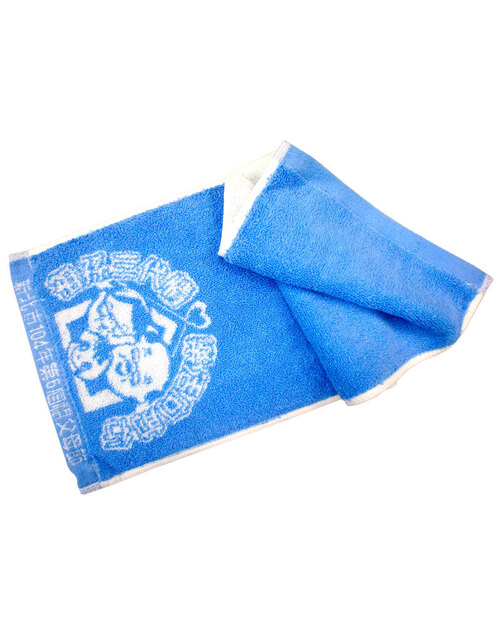 運動毛巾訂製-織水藍白<span>TOWCAN-A02</span>示意圖