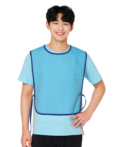 號碼背心｜比賽款訂製｜水藍滾藍｜<span>VNB-B-01</span>示意圖