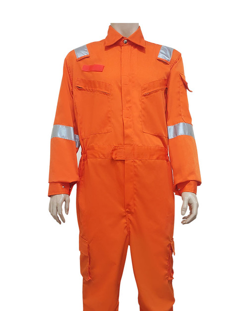 連身工作服長袖訂製-橘色<span>WORKC-A01</span>示意圖