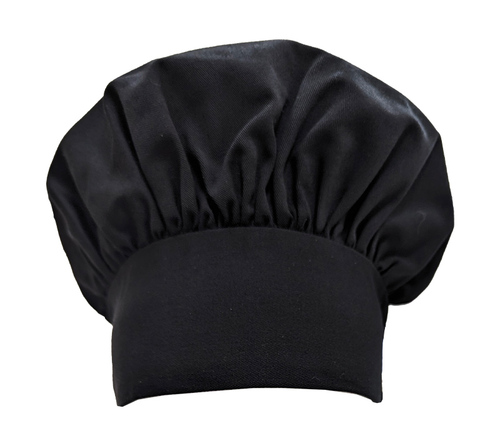 廚師帽 香菇帽 黑示意圖