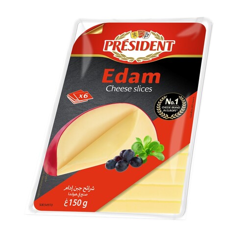 總統牌艾登片裝乾酪<br/>PDT EDAM SLICES CHEESE <br/>示意圖