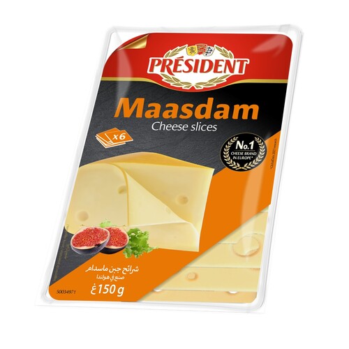 總統牌瑪斯旦片裝乾酪<br/>PDT MAASDAM SLICES CHEESE <br/>示意圖