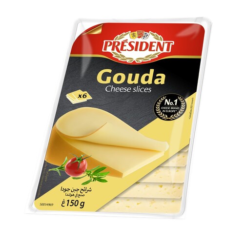 總統牌高達片裝乾酪<br/>PDT GOUDA SLICES CHEESE <br/>示意圖