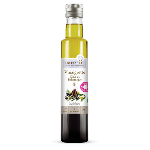 巴薩米克橄欖油醋醬<br/>NATURAL ORGANIC BALSAMIC & OLIVE <br/>示意圖