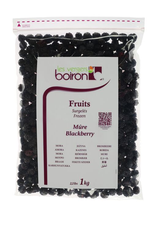 冷凍黑莓<br/>IQF BLACK BERRY<br/>示意圖