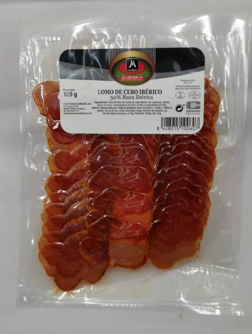 風乾伊比利豬里脊切片<br>‘MAFRESA’ SLICED LOMO IBERIC示意圖