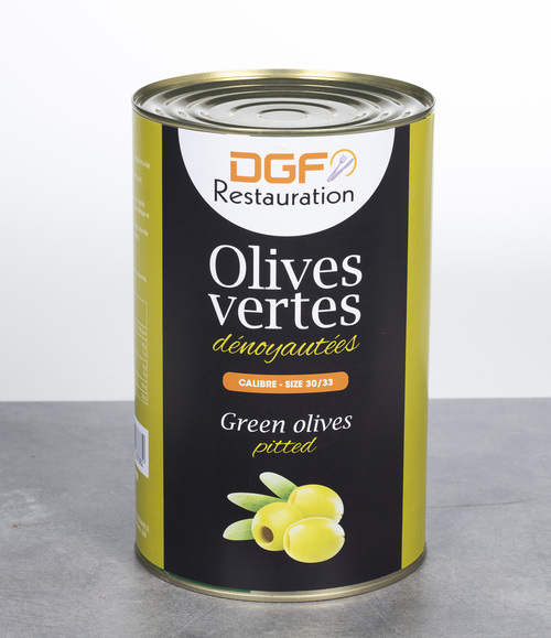 去籽綠橄欖<br/>PITTED GREEN OLIVES 26/29<br/>示意圖