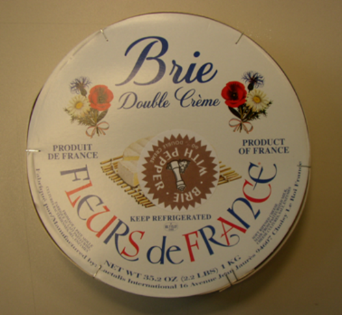 布瑞乳酪(胡椒口味)<br/>FLEUR DE FRANCE BRIE W/PEPPER示意圖