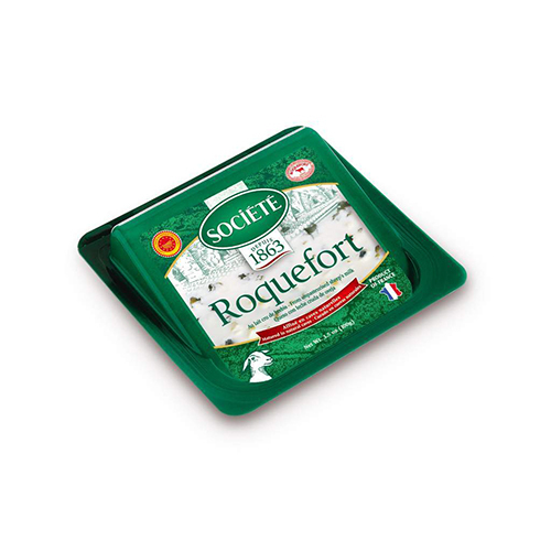 洛克福藍紋乾酪<br/>ROQUEFORT SOCIETE <br/>示意圖