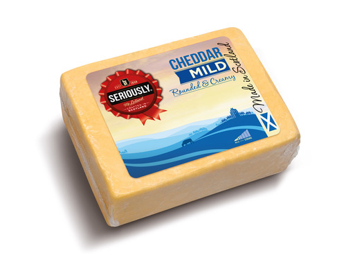 麥克連蘇格蘭溫和白色切達乳酪<br/>SERIOUSLY MILD WHITE SCO.CHEDDAR <br/>示意圖