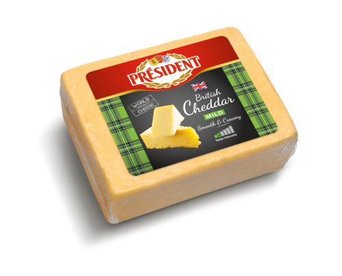 總統牌麥克連蘇格蘭溫和白色切達乳酪<br/>PRESIDENT MILD WHITE SCO. CHEDDAR <br/>示意圖