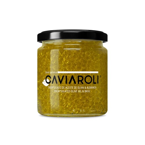 特級橄欖油魚子-羅勒風味 200G<br/>CAVIAROLI-BASIL <br/>示意圖