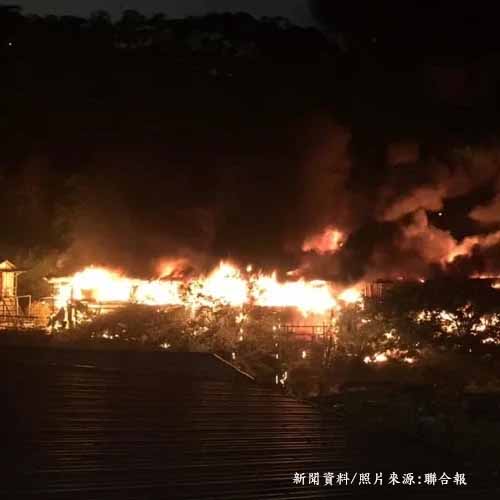 北市士林山景餐廳大火 70消防員奮力撲滅中