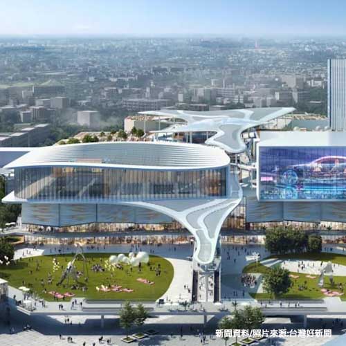 台中高鐵娛樂購物城簽約 超級巨無霸購物中心外型曝光