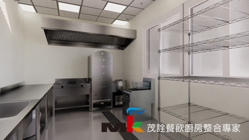學校中央廚房_3D模擬圖_基隆示意圖