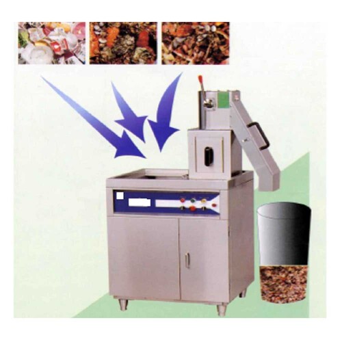 殘菜處理機+前導槽示意圖