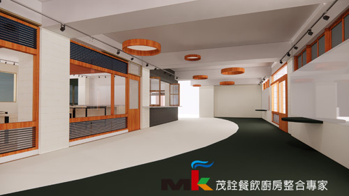 學校食育教室3D模擬圖_基隆仁愛區示意圖