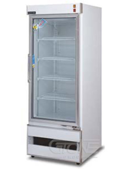 單門玻璃飲料冰箱(400L)示意圖