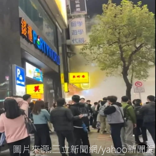 台北東區驚魂夜！連鎖串燒「焦糖楓」深夜狂冒濃煙 警消馳援