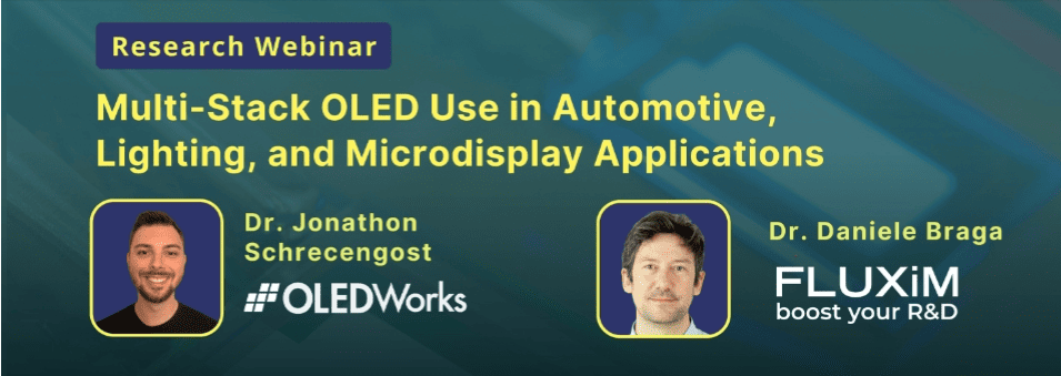 Multi-Stack OLED Use in Automotive, Lighting, and Microdisplay Applications