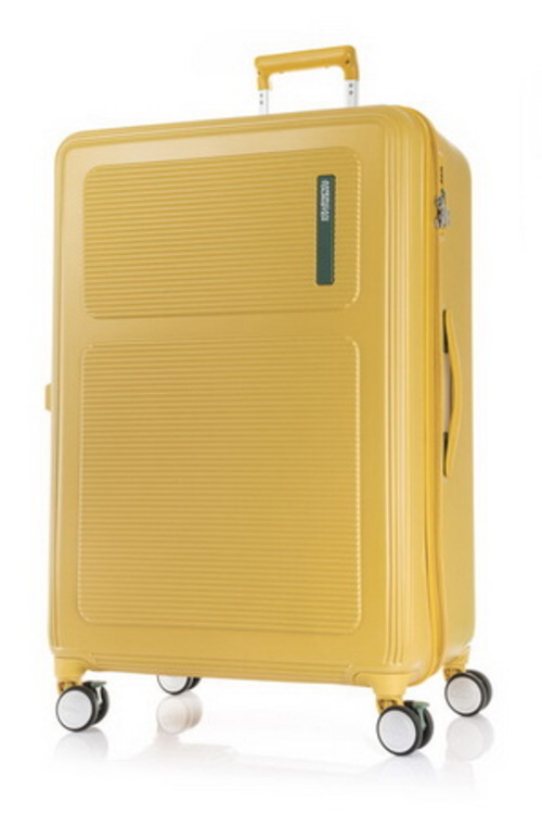 American Tourister MAXIVO 79公分琥珀黃旅行箱示意圖