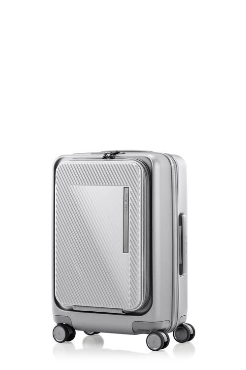 samsonite ZIPPRIX FT 銀色20吋可擴充四輪登機箱示意圖