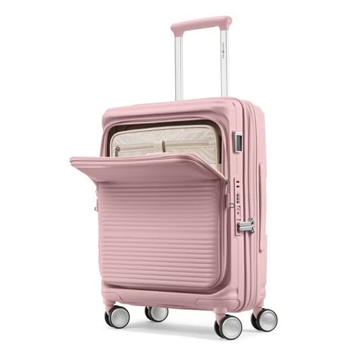 samsonite PARALUX HS灰粉色20吋可擴充四輪登機箱示意圖