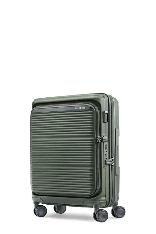 samsonite PARALUX HS橄欖綠20吋可擴充四輪登機箱示意圖