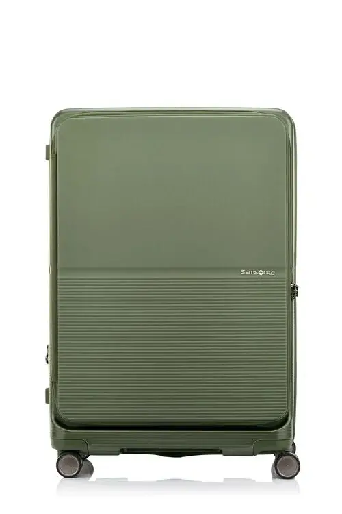 samsonite FLATFORM 松針綠FLATFORM 28吋 可擴充行李箱示意圖