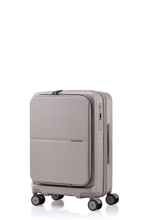 samsonite FLATFORM 燕麥棕色20吋可擴充四輪登機箱示意圖