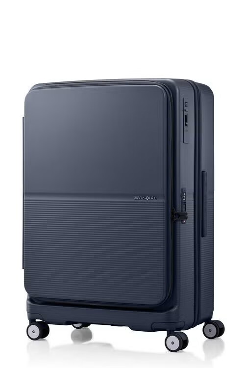 samsonite FLATFORM 夜幕黑 28吋 煞車前開箱示意圖