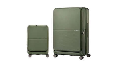 samsonite FLATFORM 松針綠FLATFORM 28吋 +20吋可擴充行李箱示意圖