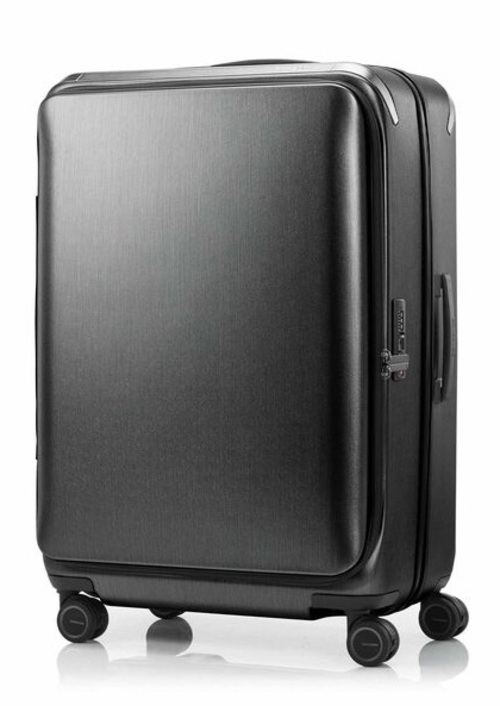 Samsonite UNIMAX 25吋 黑色可擴充行李箱示意圖