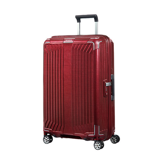 Samsonite Lite-Box  深紅色75公分旅行箱示意圖