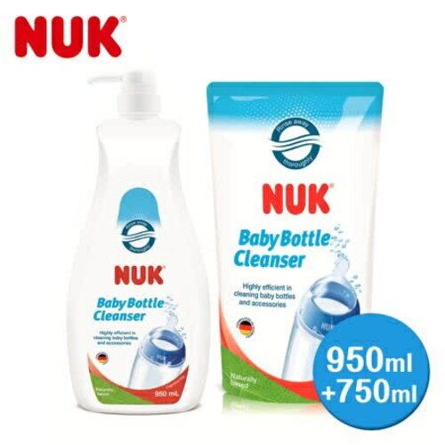 NUK奶瓶清潔促銷組950+750ml示意圖
