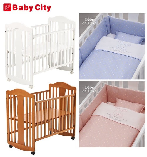 娃娃城Baby City幸福小床+寢具四件組 嬰兒床示意圖