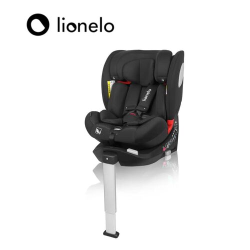 Lionelo Braam Air i-Size 0~12歲長效瞬冷型嬰幼童汽座-典雅黑｜安全座椅｜空冷式 360旋示意圖