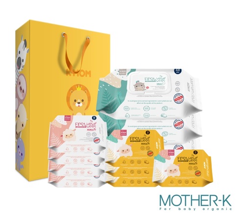 韓國MOTHER-K-濕紙巾禮盒/彌月禮盒示意圖