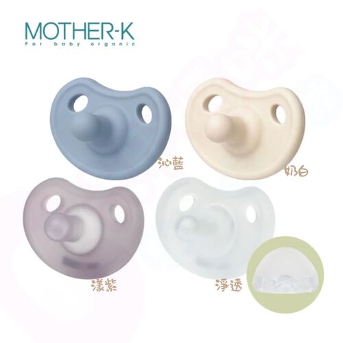 韓國MOTHER-K 極親柔全矽膠安撫奶嘴(附收納盒)｜全矽膠安撫奶嘴｜安撫奶嘴示意圖