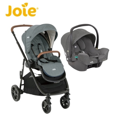 Joie versatrax™E 多功能三合一推車+ i-Snug™2 嬰兒提籃汽座示意圖
