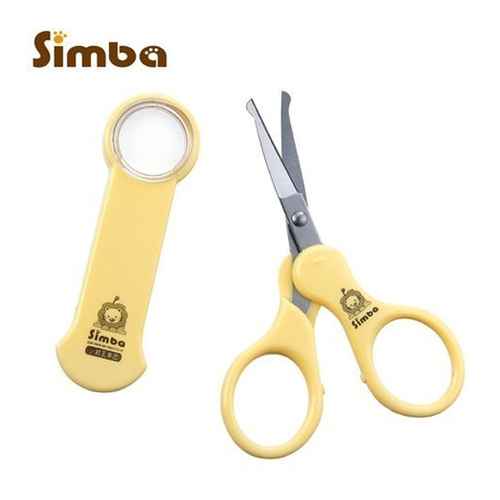 小獅王辛巴Simba-放大鏡安全剪刀/曲面示意圖