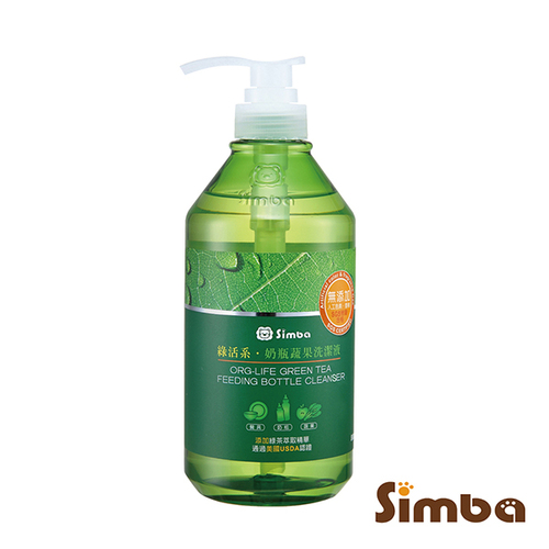 小獅王辛巴Simba-綠活系列瓶蔬果洗潔液800ml示意圖