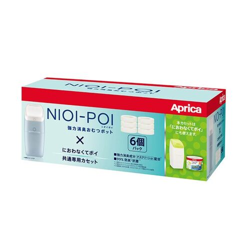 Aprica 愛普力卡 NIOI-POI 強力除臭尿布處理器 專用替換膠捲(6入)示意圖
