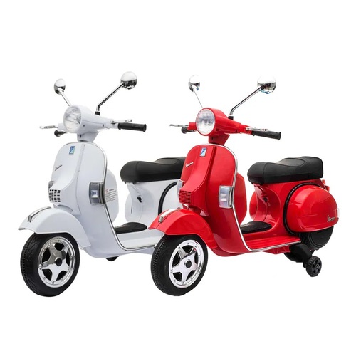 Vespa 偉士牌 羅馬假期電動玩具車｜電動車｜偉士牌電動車｜兒童電動車示意圖